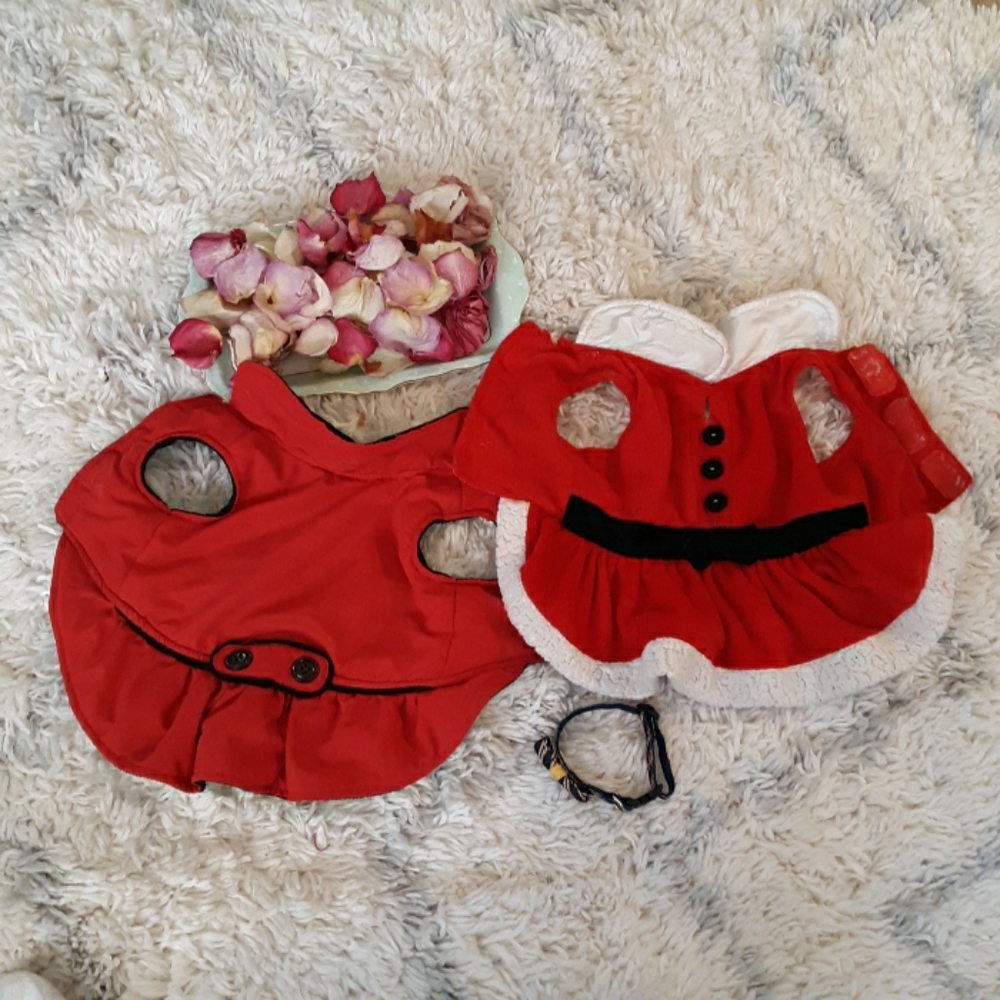 🖐3/$15🖐 Small dog Christmas Jackets and c